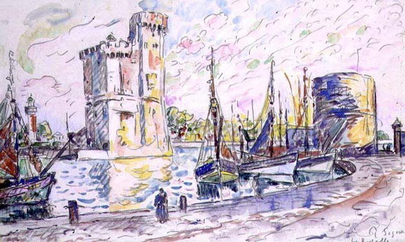 Paul Signac La Rochelle oil painting picture